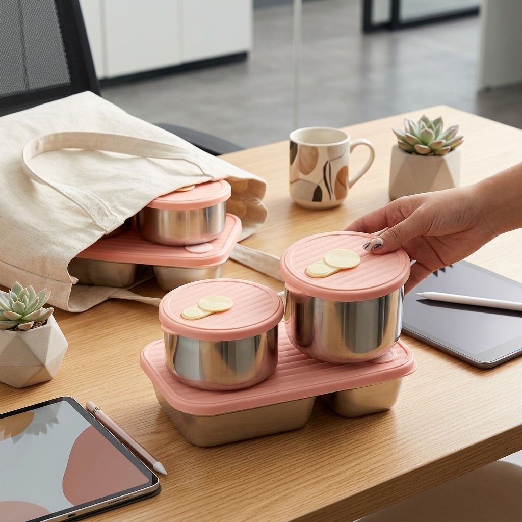 Meal Preparation - Boîte à lunch en acier inoxydable