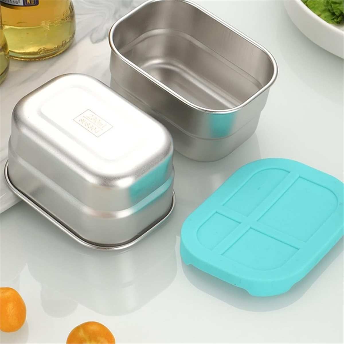 Meal Prep Lunch Boxes - Boîtes à collation en acier inoxydable