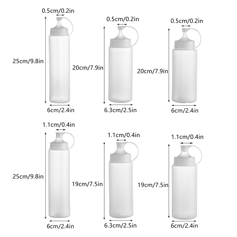 Sauce Squeeze Bottle - Bouteille de sauce pour salade et