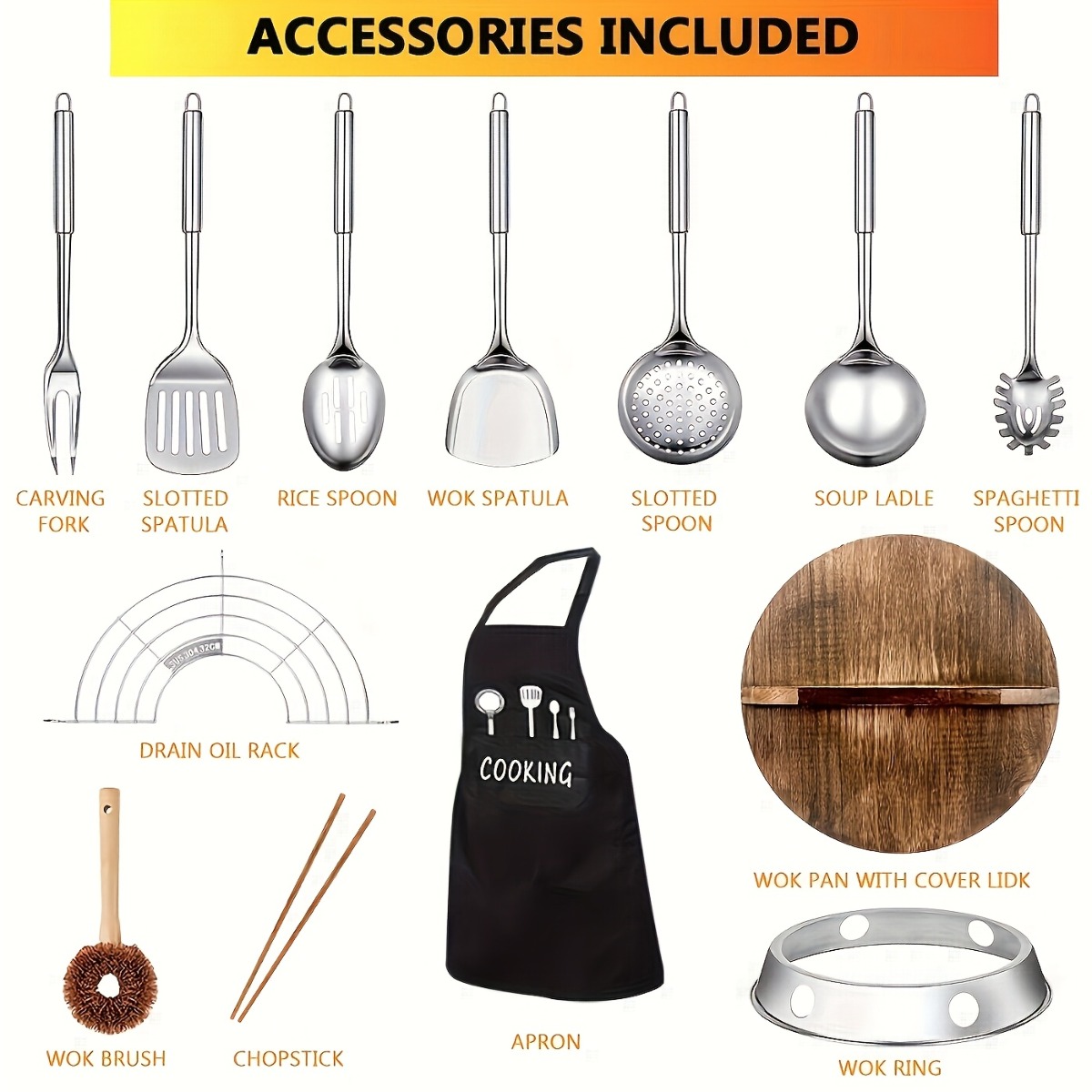 Wok en fonte antiadhésif de 12 - Meal Prep Rice avis et prix