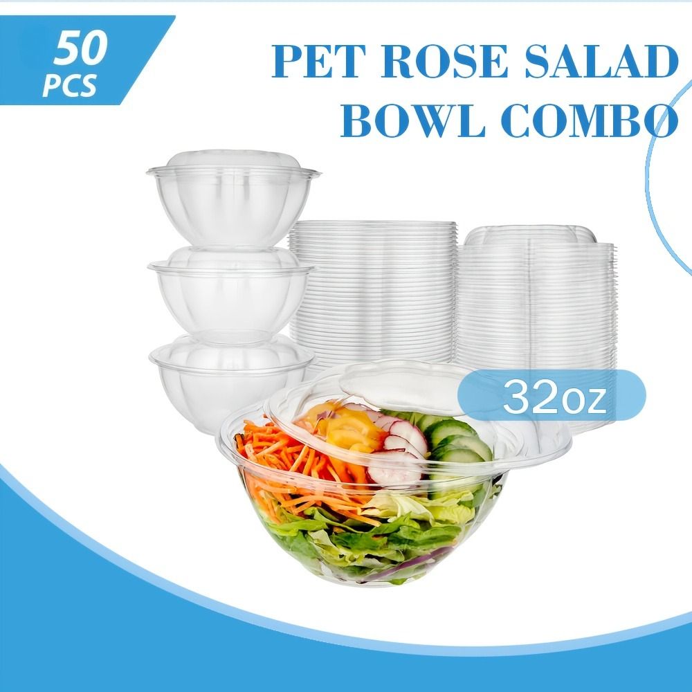 Lot de 50 saladiers en plastiq - Meal Prep Quinoa avis et prix