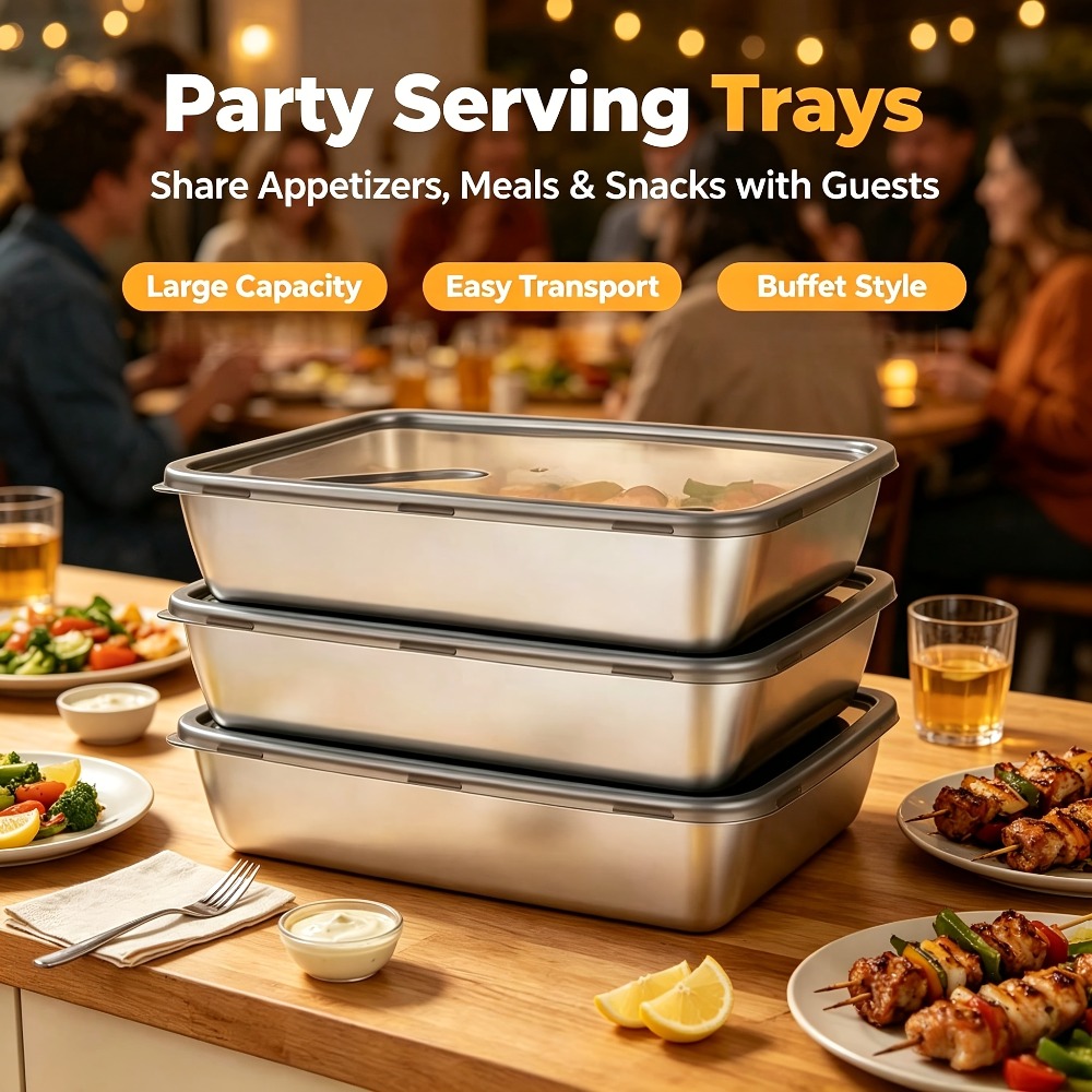 Lot de 6 plateaux de conservat - Meal Preparation avis et prix