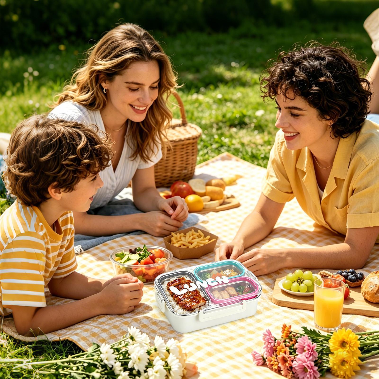 Boîte à lunch en acier inoxyda - Meal Prep Lunch Boxes avis et prix