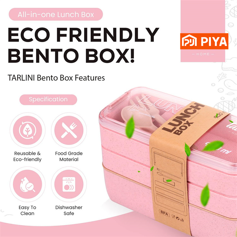 Boîte à bento portable en pail - Meal Prep Lunch Boxes avis et prix