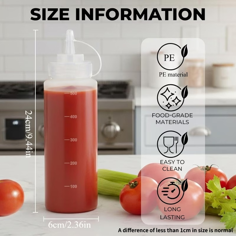 Bouteille de sauce en plastiqu - Sauce Squeeze Bottle avis et prix