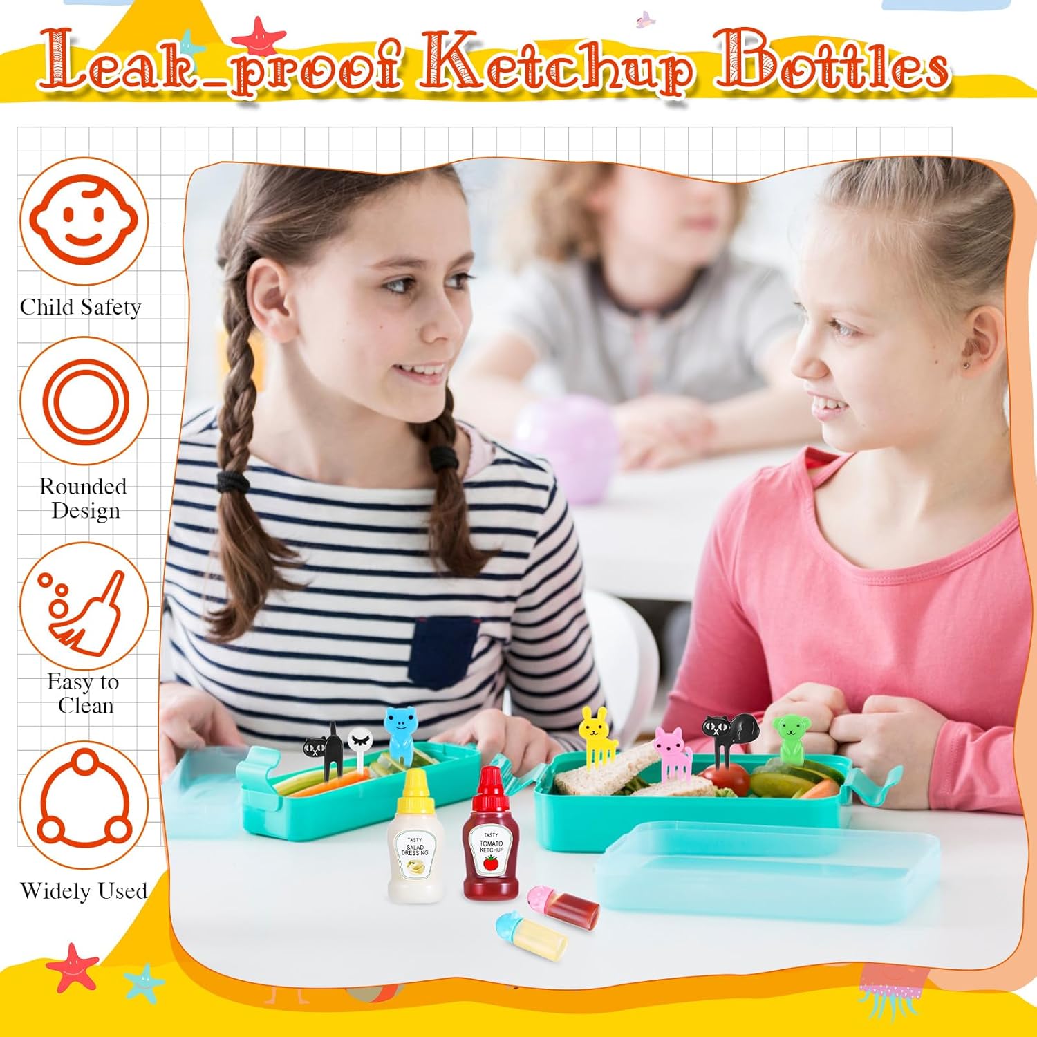 Boîte à déjeuner Bento pour en - Sauce Squeeze Bottle avis et prix