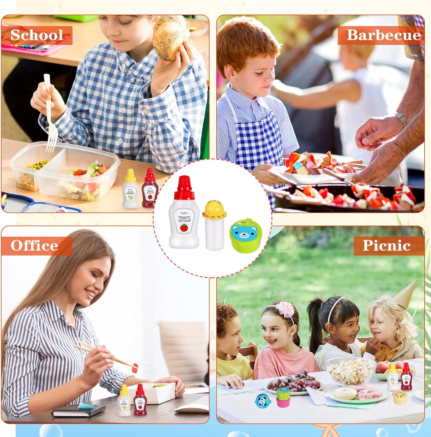 Boîte à déjeuner Bento pour en - Sauce Squeeze Bottle avis et prix