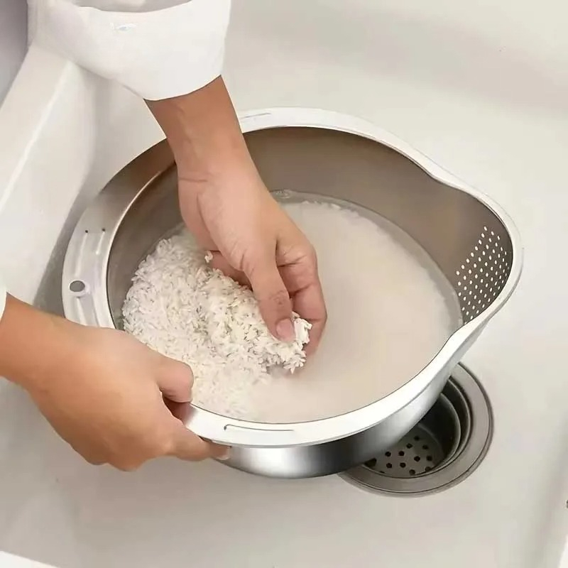 Passoire de lavage en acier in - Meal Prep Rice avis et prix