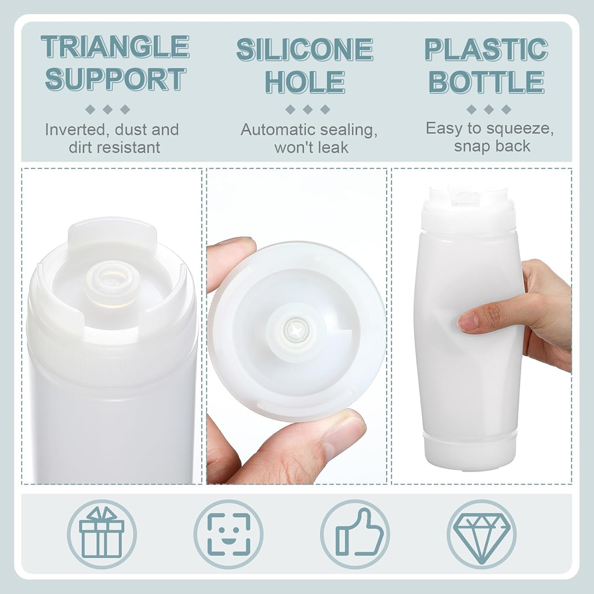 Bouteilles de Sauce en plastiq - Sauce Squeeze Bottle avis et prix