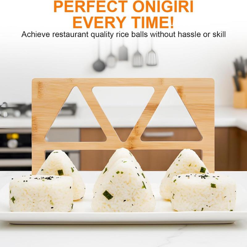 Moule à onigiri en bois 5/6 tr - Meal Prep Rice avis et prix
