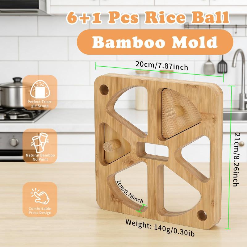 Moule à onigiri en bois 5/6 tr - Meal Prep Rice avis et prix