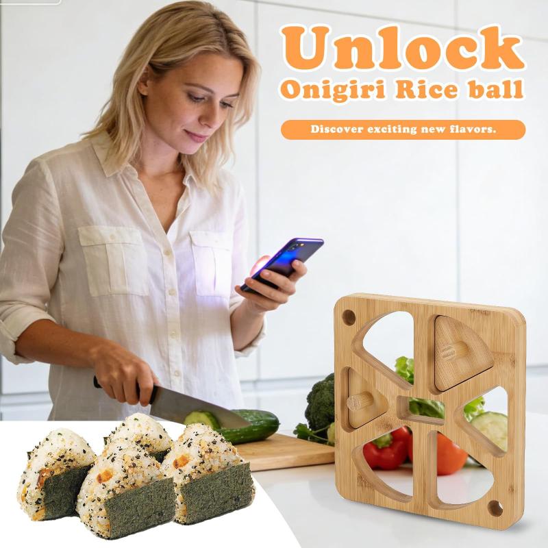 Moule à onigiri en bois 5/6 tr - Meal Prep Rice avis et prix